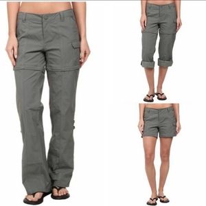 The North Face Zip-off Hiking Pants Gray Size 4